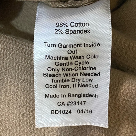 Talbots women tan soft corduroy front pockets mini skirt. Size 4 - Picture 6 of 10